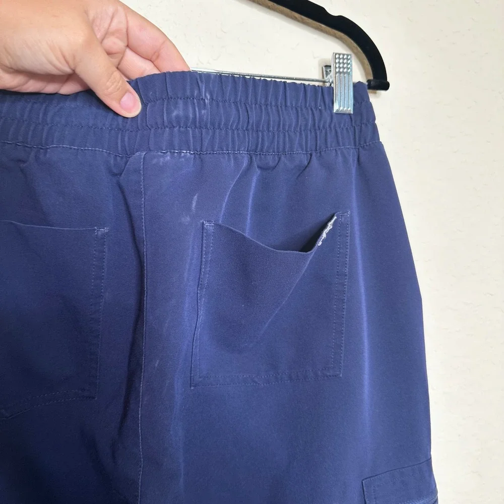 FIGS Navy Blue Technical Collection Scrub Joggers Mens Medium W20SW2028